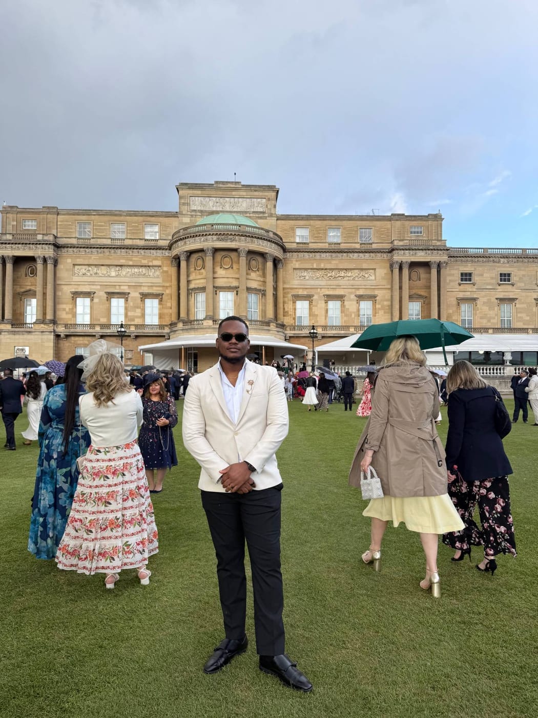 Tochii Achebe at The King’s Trust 50th anniversary garden party at Buckingham Palace